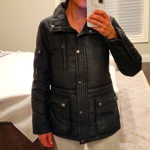 WOMEN'S BLACK DKNY VERY WARM WINTER COAT